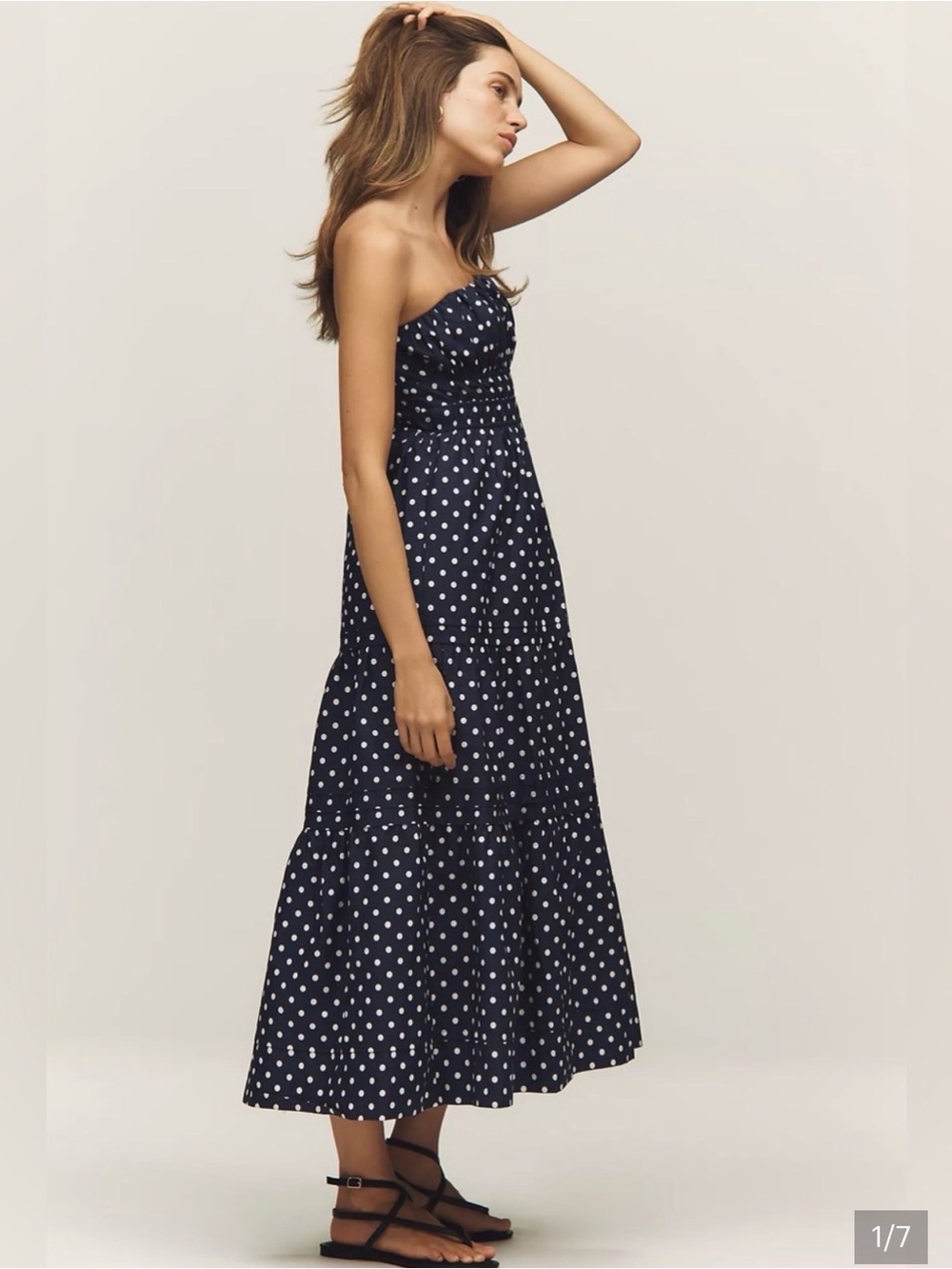 Anthropologie Somerset Strapless Dress